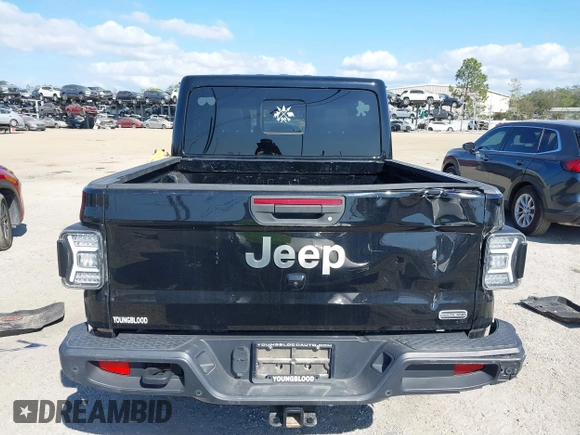 2020 Jeep Gladiator Overland with VIN 1C6HJTFG2LL149056, listed as a IAAI auction lot 41524168 with 113,503 mi miles and . Bid and sale history available at DreamBid. Image 16.