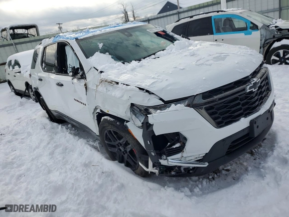 2022 Chevrolet Traverse Premier with VIN 1GNEVKKW1NJ122038, listed as a Copart auction lot 86277694 with 28,513 mi miles and Salvage Title. Bid and sale history available at carsss.com. Image 4.