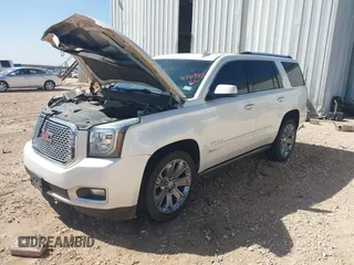 2015 GMC Yukon Denali with VIN 1GKS2CKJ3FR568729, listed as a IAAI auction lot 41741987 with 154,729 mi miles. Bid and sale history available at carsss.com. Image 18.