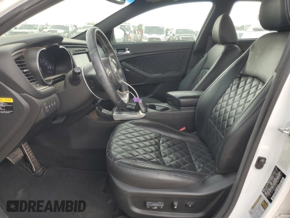 2015 Kia Optima SX Turbo with VIN 5XXGR4A64FG412377, listed as a Copart auction lot 54927505 with 65,481 mi miles and Clean title. Bid and sale history available at DreamBid. Image 7.