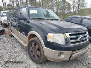 2007 Ford Expedition EL Eddie Bauer with VIN 1FMFK17507LA27618, listed as a IAAI auction lot 41940303 with 306,639 mi miles. Bid and sale history available at carsss.com. Image 1.