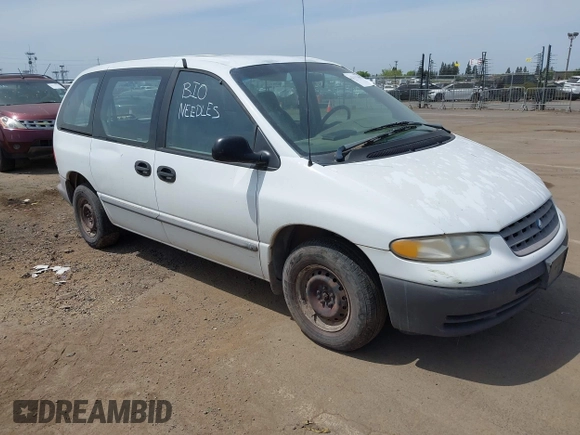 1999 Plymouth Voyager z VIN 2P4FP25BXXR367026, wystawiony jako IAAI lot #42111300 z przebiegiem 113 655 mil mil oraz . Historia ofert i sprzedaży dostępna na DreamBid. Obrazek 1.
