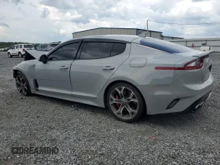 2021 Kia Stinger GT2 with VIN KNAE55LC5M6096640, listed as a Copart auction lot 66076814 with 63,852 mi miles and Salvage Title. Bid and sale history available at carsss.com. Image 2.
