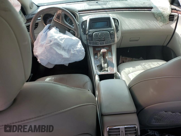 2012 Buick LaCrosse Premium 1 with VIN 1G4GD5E39CF107743, listed as a Copart auction lot 49057875 with 0 mi miles and Salvage Title. Bid and sale history available at carsss.com. Image 8.