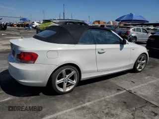 2010 BMW 1 Series 128i with VIN WBAUN1C51AVH81745, listed as a Copart auction lot 54379595 with 169,839 mi miles and Clean title. Bid and sale history available at DreamBid. Image 3.