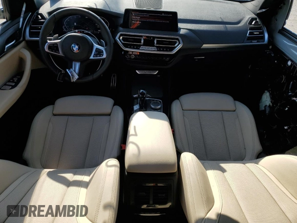 2024 BMW X3 sDrive30i with VIN WBX47DP06RN309680, listed as a Copart auction lot 49176845 with 5,846 mi miles and Salvage Title. Bid and sale history available at DreamBid. Image 8.