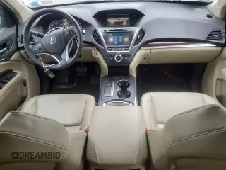 2019 Acura MDX with VIN 5J8YD4H39KL026614, listed as a Copart auction lot 42125985 with 56,809 mi miles and Salvage Title. Bid and sale history available at carsss.com. Image 8.
