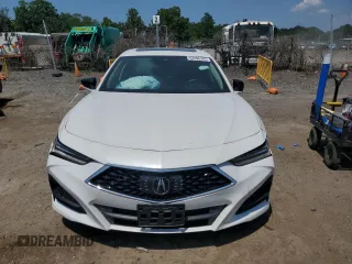 2021 Acura TLX with VIN 19UUB5F35MA003021, listed as a Copart auction lot 62296345 with 46,078 mi miles and Salvage title. Bid and sale history available at DreamBid. Image 5.