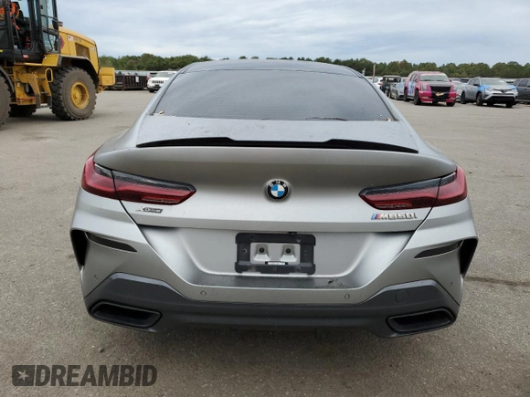 2022 BMW 8 Series M850i with VIN WBAGV8C02NCJ60944, listed as a Copart auction lot 71760253 with 6,350 mi miles. Bid and sale history available at carsss.com. Image 6.