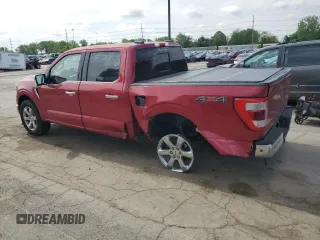 2022 Ford F-150 XL with VIN 1FTFW1E81NKE69218, listed as a Copart auction lot 57490175 with 88,487 mi miles and Salvage title. Bid and sale history available at DreamBid. Image 2.