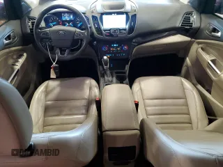 2019 Ford Escape Titanium with VIN 1FMCU9J98KUB93072, listed as a Copart auction lot 61931205 with 64,412 mi miles and Salvage title. Bid and sale history available at DreamBid. Image 8.