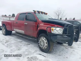 2006 Dodge 3500 Laramie z VIN 3D7LX39C96G189376, wystawiony jako IAAI lot #41583369 z przebiegiem 172 325 mil mil oraz . Historia ofert i sprzedaży dostępna na DreamBid. Obrazek 1.