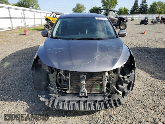 2017 Nissan Sentra S with VIN 3N1AB7APXHY207499, listed as a Copart auction lot 52257755 with 140,940 mi miles and Salvage Title. Bid and sale history available at carsss.com. Image 5.