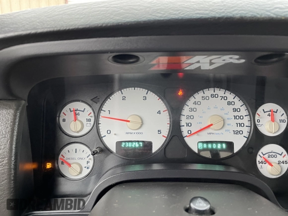 2005 Dodge 2500 SLT with VIN 3D7KS28C15G741120, listed as a IAAI auction lot 41560665 with 238,267 mi miles and . Bid and sale history available at DreamBid. Image 6.