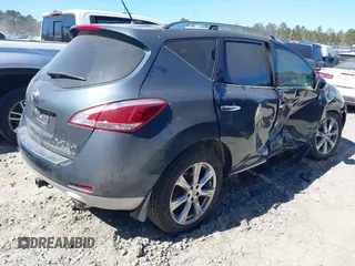 2012 Nissan Murano SV with VIN JN8AZ1MW3CW217191, listed as a IAAI auction lot 41688323 with 183,661 mi miles and . Bid and sale history available at carsss.com. Image 4.