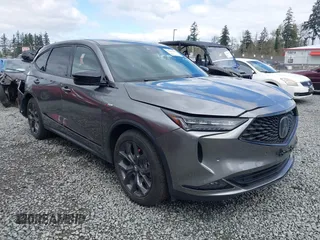 2022 Acura MDX w/A-Spec Package with VIN 5J8YE1H01NL050198, listed as a IAAI auction lot 42022437 with 19,542 mi miles and . Bid and sale history available at DreamBid. Image 1.