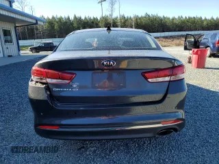 2017 Kia Optima LX with VIN 5XXGT4L35HG177883, listed as a Copart auction lot 50220195 with 108,058 mi miles and Salvage title. Bid and sale history available at DreamBid. Image 6.