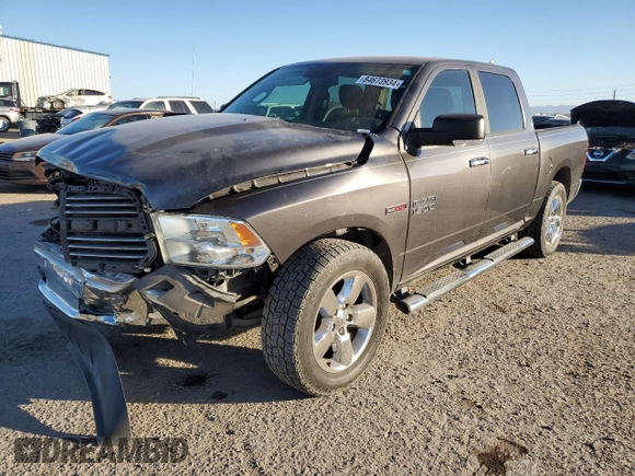 2018 Ram 1500 Big Horn with VIN 1C6RR7LM6JS355577, listed as a Copart auction lot 84673934 with 105,810 mi miles and Salvage Title. Bid and sale history available at carsss.com. Image 1.