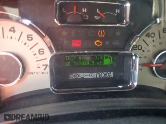 2008 Ford Expedition EL Limited with VIN 1FMFK19558LA27953, listed as a Copart auction lot 45393895 with 137,039 mi miles and Salvage Title. Bid and sale history available at carsss.com. Image 9.