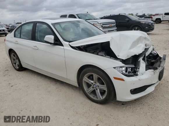 2015 BMW 3 Series 320i with VIN WBA3B1G55FNT64017, listed as a Copart auction lot 50807865 with 46,703 mi miles and Salvage Title. Bid and sale history available at carsss.com. Image 4.