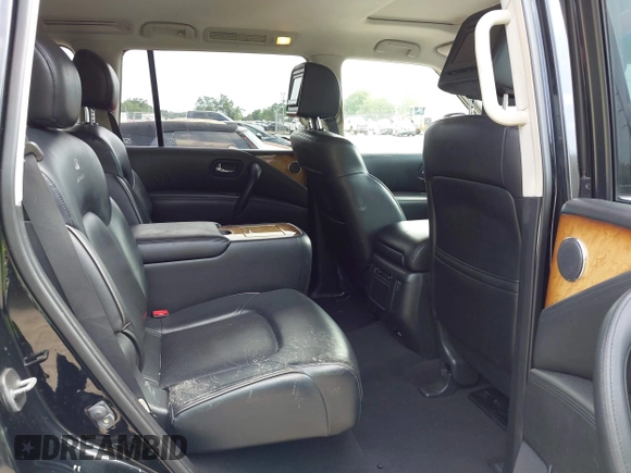 2014 Infiniti QX80 with VIN JN8AZ2NF0E9552320, listed as a IAAI auction lot 42339352 with 160,583 mi miles and . Bid and sale history available at DreamBid. Image 8.