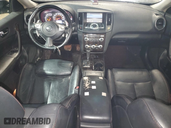 2012 Nissan Maxima SV with VIN 1N4AA5AP5CC804510, listed as a Copart auction lot 56184855 with 189,582 mi miles and Clean title. Bid and sale history available at DreamBid. Image 8.