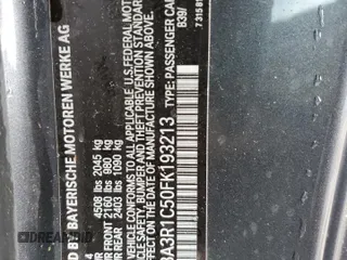 2015 BMW 4 Series 435i with VIN WBA3R1C50FK193213, listed as a Copart auction lot 58164215 with 109,366 mi miles and Salvage title. Bid and sale history available at DreamBid. Image 12.