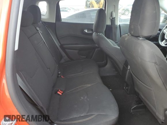 2017 Jeep Compass Sport with VIN 3C4NJCAB9HT669130, listed as a Copart auction lot 54504545 with 153,527 mi miles and Non Repairable. Bid and sale history available at carsss.com. Image 10.