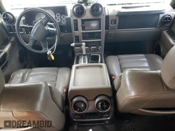 2003 Hummer H2 with VIN 5GRGN23U43H128269, listed as a Copart auction lot 47992444 with 153,360 mi miles and Salvage Title. Bid and sale history available at carsss.com. Image 8.