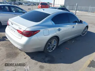 2020 Infiniti Q50 Premium with VIN JN1EV7AR6LM252414, listed as a IAAI auction lot 40101180 with 82,173 mi miles and . Bid and sale history available at DreamBid. Image 4.