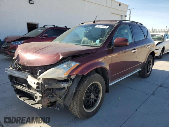 2006 Nissan Murano SE with VIN JN8AZ08W76W546209, listed as a Copart auction lot 74015114 with 201,431 mi miles and Salvage Title. Bid and sale history available at carsss.com. Image 1.