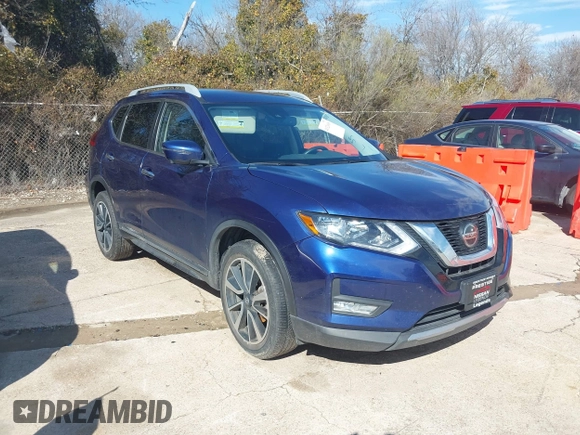 2019 Nissan Rogue SL with VIN 5N1AT2MVXKC835744, listed as a IAAI auction lot 41321618 with 62,872 mi miles. Bid and sale history available at carsss.com. Image 1.