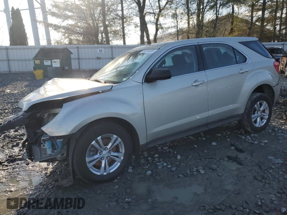2013 Chevrolet Equinox LS with VIN 2GNALBEK5D6225505, listed as a Copart auction lot 44144385 with 102,174 mi miles and Salvage Title. Bid and sale history available at carsss.com. Image 1.
