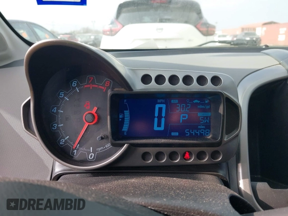 2016 Chevrolet Sonic LT with VIN 1G1JC6SHXG4122619, listed as a IAAI auction lot 41536759 with 54,498 mi miles. Bid and sale history available at carsss.com. Image 7.