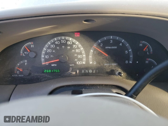 2003 Ford F-150 XLT with VIN 1FTRW07L03KA85176, listed as a Copart auction lot 50539415 with 268,175 mi miles and Salvage Title. Bid and sale history available at carsss.com. Image 9.