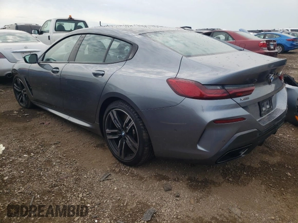 2022 BMW 8 Series M850i with VIN WBAGV8C07NCG96226, listed as a Copart auction lot 63006873 with 20,784 mi miles. Bid and sale history available at carsss.com. Image 2.