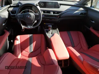 2022 Lexus UX 250h F Sport with VIN JTHE9JBH2N2062143, listed as a Copart auction lot 77345634 with 13,118 mi miles and Salvage Title. Bid and sale history available at DreamBid. Image 8.