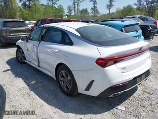 2021 Kia K5 LXS with VIN 5XXG14J2XMG069432, listed as a IAAI auction lot 41876300 with 52,004 mi miles. Bid and sale history available at carsss.com. Image 3.