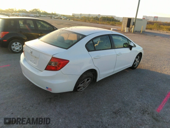 2012 Honda Civic LX z VIN 19XFB2F50CE378012, wystawiony jako IAAI lot #37710006 z przebiegiem Nie podano mil oraz . Historia ofert i sprzedaży dostępna na DreamBid. Obrazek 4.
