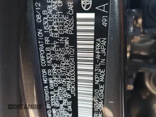 2012 Toyota Yaris L z VIN JTDKTUD33CD541021, wystawiony jako Copart lot #49515845 z przebiegiem 69 122 mil mil oraz Szkoda całkowita • Salvage title. Historia ofert i sprzedaży dostępna na DreamBid. Obrazek 14.