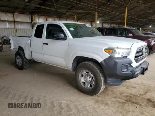 2018 Toyota Tacoma SR with VIN 5TFRX5GN7JX104852, listed as a Copart auction lot 53123385 with 82,006 mi miles and Salvage Title. Bid and sale history available at DreamBid. Image 4.
