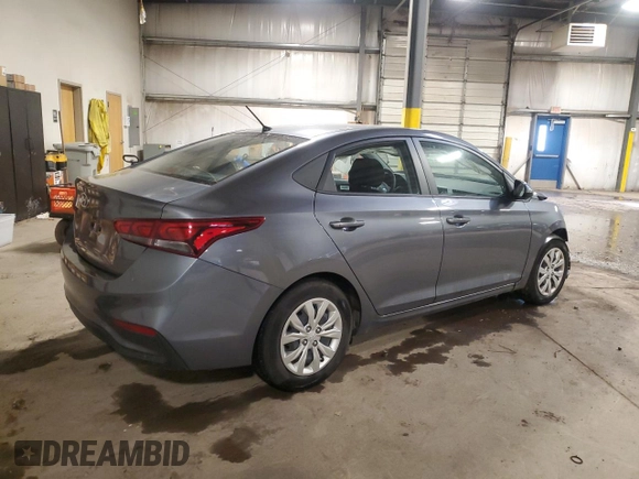 2018 Hyundai Accent SE z VIN 3KPC24A38JE013448, wystawiony jako Copart lot #57471355 z przebiegiem Nie podano mil oraz Szkoda całkowita • Salvage title. Historia ofert i sprzedaży dostępna na DreamBid. Obrazek 3.