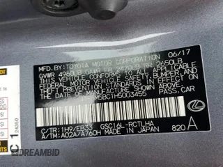 2017 Lexus RC 300 with VIN JTHSM5BC1H5003455, listed as a Copart auction lot 52736165 with 64,281 mi miles and Salvage title. Bid and sale history available at DreamBid. Image 12.