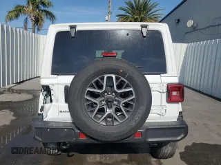 2025 Jeep Wrangler Sahara with VIN 1C4PJXEN5SW526553, listed as a Copart auction lot 54754885 with Not Provided miles and Clean Title. Bid and sale history available at DreamBid. Image 6.