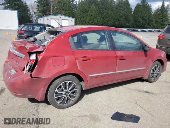 2010 Nissan Sentra SR with VIN 3N1AB6AP0AL685640, listed as a Copart auction lot 51280935 with 121,818 mi miles and Salvage Title. Bid and sale history available at DreamBid. Image 3.