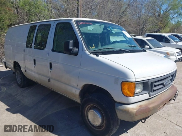 2006 Ford Econoline Cargo with VIN 1FTNS24L96DB28352, listed as a IAAI auction lot 41863029 with 473,026 mi miles and . Bid and sale history available at DreamBid. Image 1.