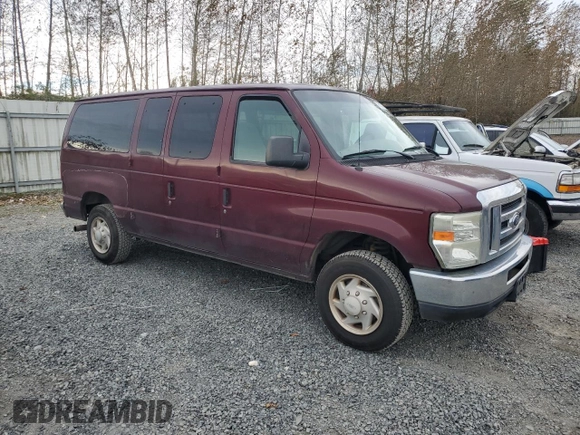 2008 Ford Econoline Passenger XL with VIN 1FBNE31L98DA53208, listed as a Copart auction lot 76157574 with 143,568 mi miles and Clean Title. Bid and sale history available at DreamBid. Image 4.