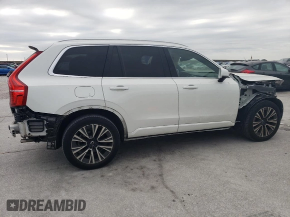 2021 Volvo XC90 Momentum with VIN YV4A22PK9M1705524, listed as a Copart auction lot 51497415 with 34,744 mi miles and Salvage Title. Bid and sale history available at carsss.com. Image 3.