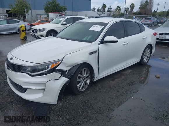 2016 Kia Optima LX with VIN 5XXGT4L30GG049534, listed as a IAAI auction lot 41770579 with 94,257 mi miles. Bid and sale history available at carsss.com. Image 6.