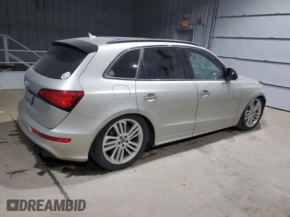 2017 Audi SQ5 Prestige with VIN WA1VCAFP9HA059832, listed as a Copart auction lot 41493775 with 162,554 mi miles and Salvage title. Bid and sale history available at DreamBid. Image 3.